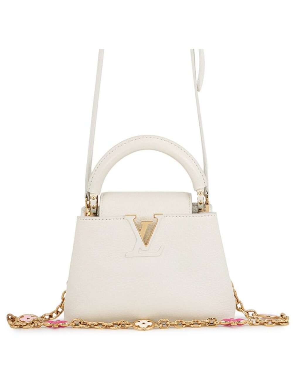 Louis Vuitton Taurillon Leather Capucines 2-Way Shoulder Bag